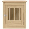 vidaXL Dog Crate Furniture Sonoma Oak 64.5x80x71 cm Engineered Wood