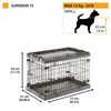 Ferplast Dog Crate Superior 75 77x51x55 cm Black