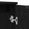 vidaXL Bathroom Cabinet Black Oak 64.5 x 33.5 x 59 cm Engineered Wood