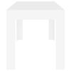 vidaXL Dining Table White 140x74.5x76 cm Engineered Wood