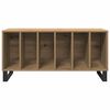 vidaXL Record Cabinet Artisan oak 100 x 38 x 48 cm Engineered Wood