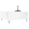 vidaXL Coffee Table White 80x80x36.5 cm Engineered Wood