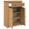 vidaXL Shoe Cabinet PANAMA 80x40x114 cm Solid Wood Pine