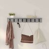 vidaXL Wall-Mounted Coat Rack Concrete Grey 80 x 10.5 x 10.5 cm