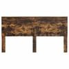 vidaXL Headboard Smoked Oak 200 cm Engineered Wood