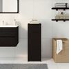 vidaXL Bathroom Cabinet Black oak 32 x 34 x 90 cm Engineered wood