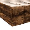 vidaXL Bed Frame with Drawers without Mattress Smoked Oak 120x190 cm Small Double