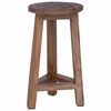 vidaXL Stool Natural 28 x 28 x 50 cm Mahogany Wood
