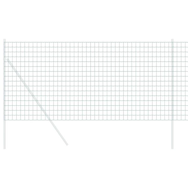 vidaXL Euro Fence Green 0.6 x 25 m PVC-coated iron