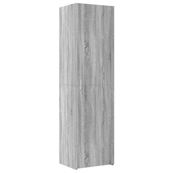 vidaXL Highboard Grey Sonoma 50x42.5x185 cm Engineered Wood