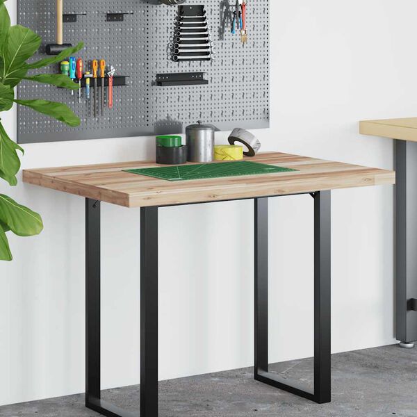 vidaXL Desk Top Untreated 100x80x4 cm Solid Wood Acacia