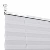 Plisse Blind 80x100cm White Pleated Blind