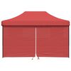 vidaXL Party Tent Folding Burgundy 292 x 440 x 315 cm Oxford Fabric