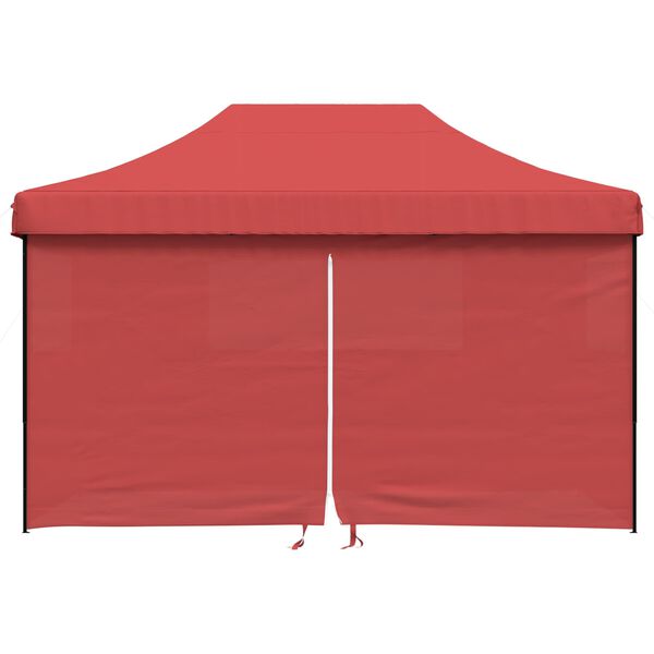 vidaXL Party Tent Folding Burgundy 292 x 440 x 315 cm Oxford Fabric