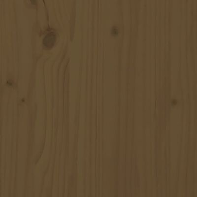 vidaXL Coffee Table Honey Brown 80x55x40.5 cm Solid Wood Pine
