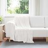 vidaXL Throw Blankets 6 pcs White 130 x 150 cm Fleece