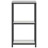 vidaXL Kitchen Storage with Shelf Silver 30 x 50 x 92 cm Steel