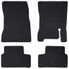 vidaXL Car Mat 4 pcs Black TPE