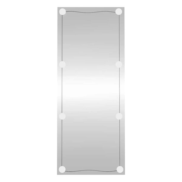 vidaXL Wall Mirror with LED Lights 40x100 cm Glass Rectangle