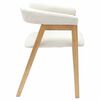 vidaXL Dining Chairs 2 pcs Natural 54 x 57 x 73 cm Solid Rubber Wood