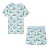 vidaXL Kids' Pyjamas with Short Sleeves Light Blue 116