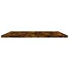 vidaXL Wall Shelves 4 pcs Smoked Oak 60x50x1.5 cm Engineered Wood