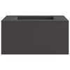 vidaXL Fire Pit Black 60 x 60 x 30 cm Steel