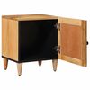 vidaXL Bedside Cabinet Natural 40 x 33.5 x 46 cm Solid Mango Wood
