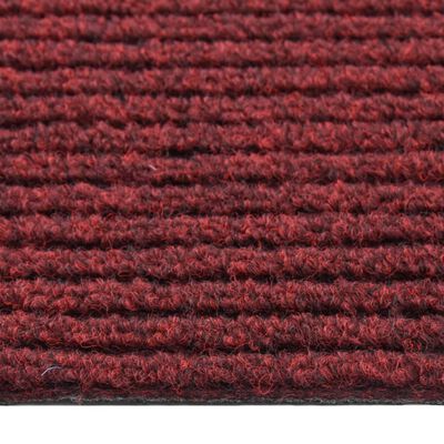 vidaXL Dirt Trapper Carpet Runner 100x500 cm Bordeaux Red