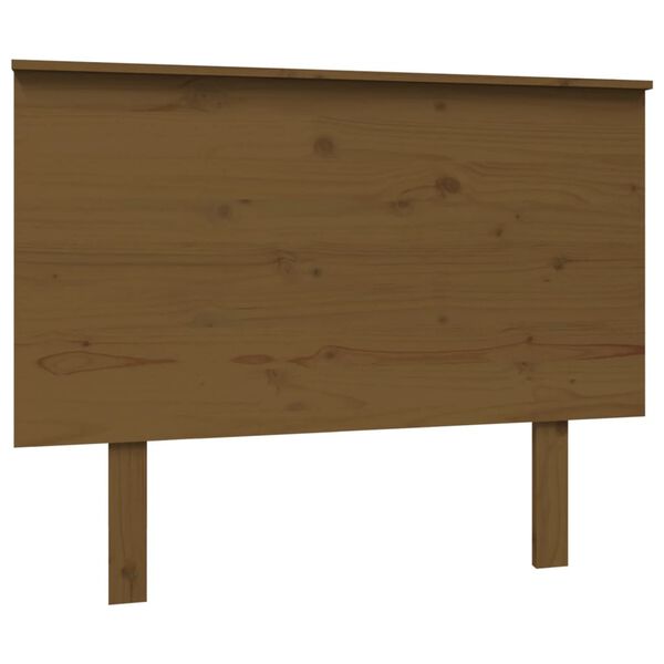vidaXL Bed Headboard Honey Brown 104x6x82.5 cm Solid Wood Pine