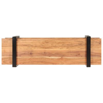 vidaXL TV Cabinet 130x40x40 cm Solid Acacia Wood