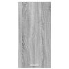 vidaXL Hanging Cabinet with Door Grey Sonoma and White 40 x 31 x 80 cm