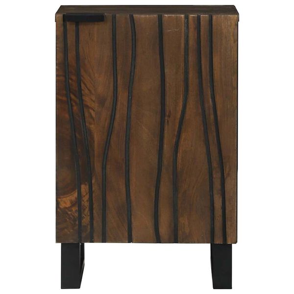 vidaXL Bathroom Sink Cabinet Walnut 38 x 33.5 x 58 cm Engineered wood