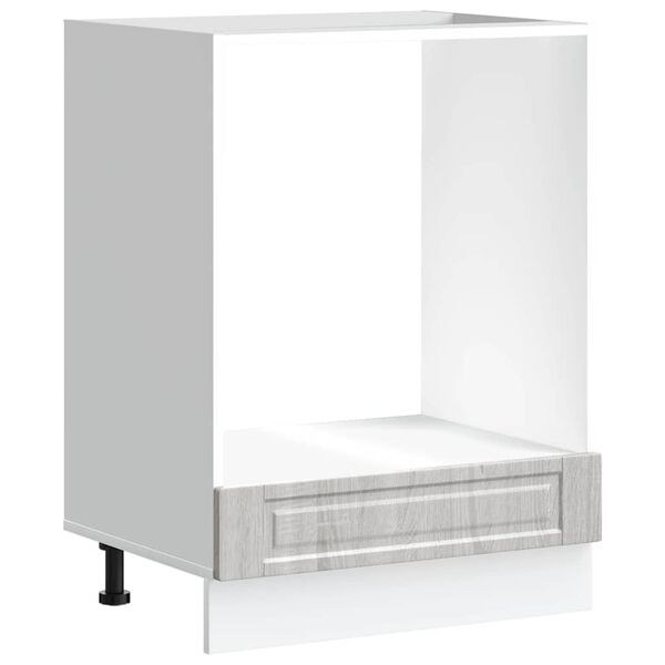 vidaXL Oven Cabinet Porto Grey Sonoma Engineered Wood