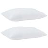 vidaXL Summer Duvet with Pillow 2 pcs White Down Feather