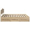 vidaXL Bed Frame with Drawer Sonoma Oak 180 x 200 cm Engineer Wood