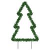 vidaXL Christmas Light Decoration with Spikes Tree 80 LEDs 60 cm