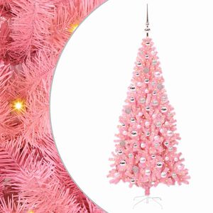 vidaXL Christmas Tree Pink 180 cm PVC