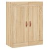 vidaXL Highboard Sonoma Oak 69.5x34x180 cm Engineered Wood
