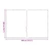 vidaXL Plant Cover with Eyelets 2x4 m Polyethylene