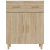 vidaXL Sideboard Sonoma Oak 69.5x34x90 cm Engineered Wood