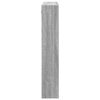 vidaXL Wall Cabinet Grey Sonoma 80x15x80 cm Engineered Wood