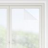 vidaXL Window Films Frosted Stripes Design PVC