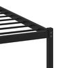 vidaXL Metal Bed Frame without Mattress Sonoma Oak 180x200 cm Super King