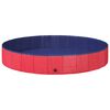 vidaXL Dog Pool &Oslash;200 x 30 cm Thick PVC Red