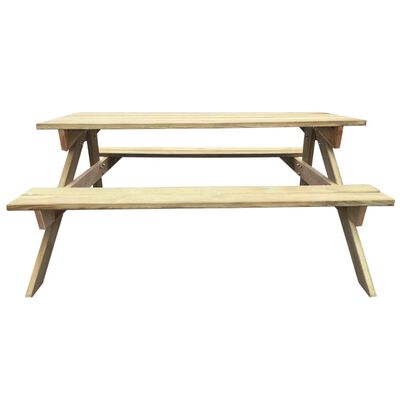 vidaXL Picnic Table 150x135x71.5 cm Wood
