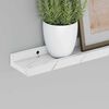 vidaXL Wall Shelf 2 pcs White Marble 40 x 9 x 3 cm Engineered Wood