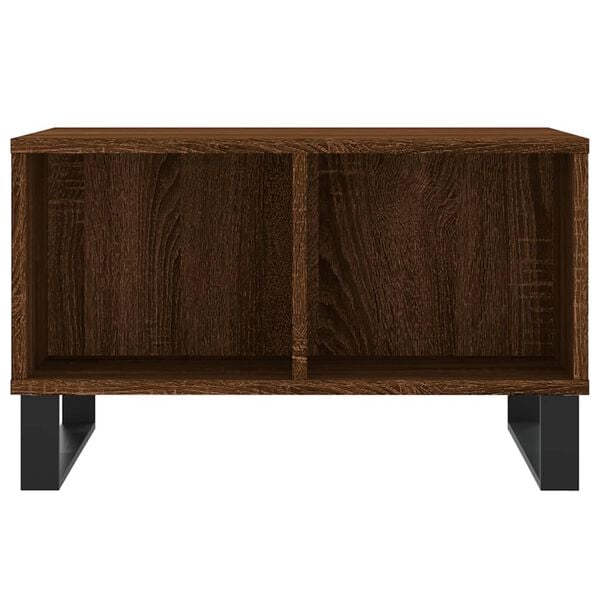 vidaXL Coffee Table Brown Oak 60x50x36.5 cm Engineered Wood