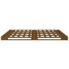 vidaXL Pallet Bed without Mattress Honey Brown 120x200 cm Solid Wood