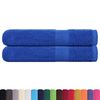 vidaXL Towels 2 pcs "FROGN" Blue 100x200 cm 100% Cotton